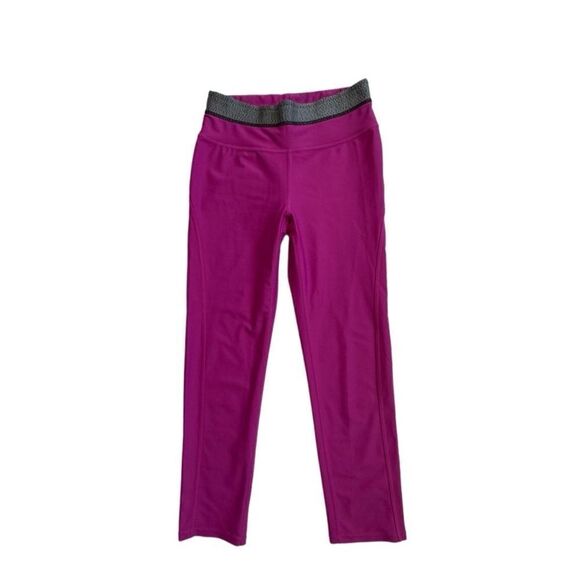 Athleta Workout Pink Legging High Waist Yoga Exercise Walking Cropped Pant SZ XS - Picture 11 of 11